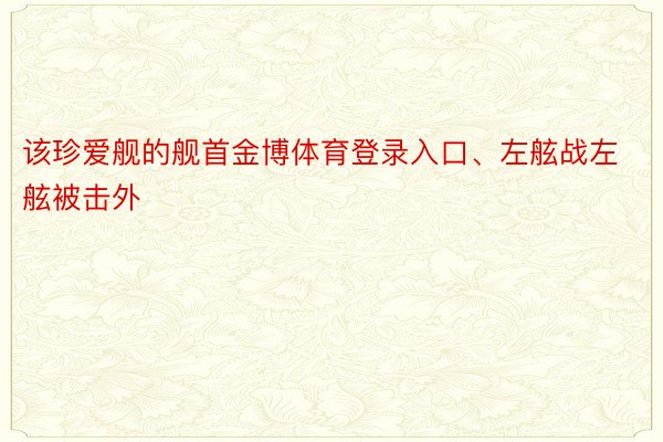 该珍爱舰的舰首金博体育登录入口、左舷战左舷被击外